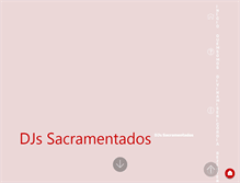 Tablet Screenshot of djssacramentados.com